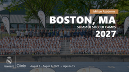 Real Madrid Foundation summer soccer camp 2027 in Boston, MA, August 2 – August 6, 2027. Ages 6–15.