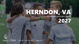 Real Madrid Foundation summer soccer camp 2027 in Herndon, VA, July 26 – July 30, 2027. Ages 6–15.