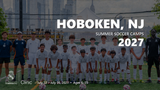 Real Madrid Foundation summer soccer camp 2027 in Hoboken, NJ, July 12 – July 16, 2027. Ages 6–15.