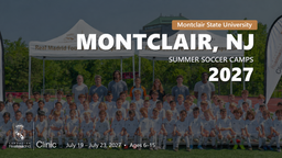 Real Madrid Foundation summer soccer camp 2027 in Montclair, NJ, July 19 – July 23, 2027. Ages 6–15.