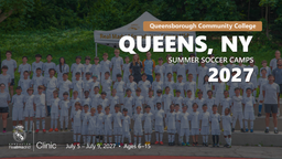 Real Madrid Foundation summer soccer camp 2027 in Queens, NY, July 5 – July 9, 2027. Ages 6–15.