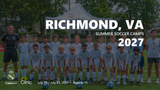 Real Madrid Foundation summer soccer camp 2027 in Richmond, VA, July 19 – July 23, 2027. Ages 6–15.