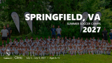 Real Madrid Foundation summer soccer camp 2027 in Springfield, VA, July 5 – July 9, 2027. Ages 6–15.