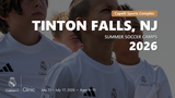 Kids in Real Madrid camp uniforms looking ahead during the Tinton Falls, NJ 2026 summer soccer camp.